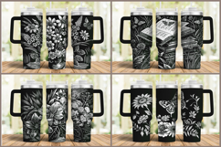 40oz Tumbler laser svg engraved wrap Product Image 24