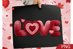 LOVE Valentine Sublimation PNG -Valentine's Day Sublimation Product Image 1