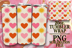 GENTLE SPIRITS 20oz TUMBLER WRAP, Valentine's Pattern Product Image 1