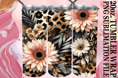 Refreshing days 20oz tumbler wrap, Leopard Prints Product Image 1