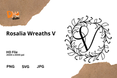 Rosalia Wreaths Monogram Product Image 1