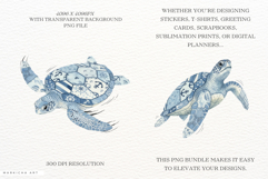 Summer Sea Turtle Clipart Product Image 2