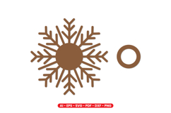 Snowflake Tealight Holder Laser Cut Design Product Image 2