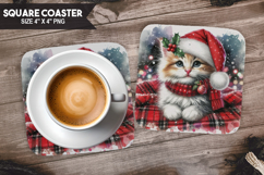 Holiday Themes Square Coaster Bundle, Festive Coaster PNG Product Image 13