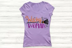 Witchy Woman Svg, Halloween Svg, Witch Svg, Spooky Svg. Product Image 2