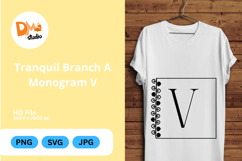 Tranquil Branch Monogram Icon Product Image 1