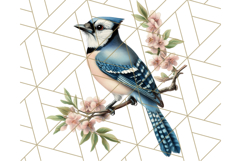 Vintage Song Bird Clipart PNG, Botanical Bird Art Clip Art Product Image 2