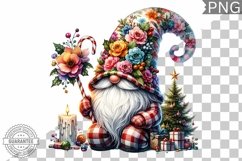 Christmas Gnome Sublimation - Clipart PNG Design Product Image 1