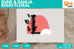 Dune &amp; Dahlia Boho Floral Monogram Product Image 1