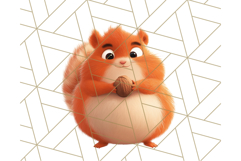 Chunky Kawaii Woodland Critters PNG Clipart, Cute Animals Product Image 2