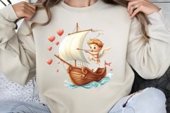 Maritime Valentine Clipart PNG Product Image 1