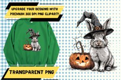Spooky Pumpkin Printable Animal PNG Product Image 1
