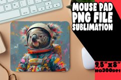 Vibrant Funny Animal Print Mouse Mat Product Image 1