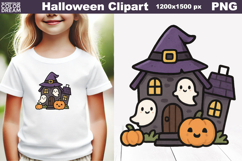 Haunted House PNG | Cute Halloween Sublimation Product Image 1