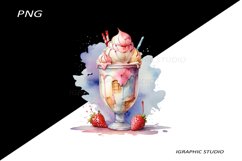 Milkshake Clipart, Food Clipart Product Image 1