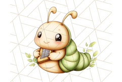 Cute Caterpillar Clipart PNG, Spring Bug Illustrations Product Image 2