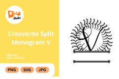 Cresverde Split Monogram Product Image 1