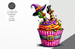 Halloween clipart, Cupcake clipart, Autumn clipart Product Image 1