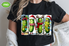 Christmas Pickles Clipart, Christmas Brushstroke PNG Product Image 2
