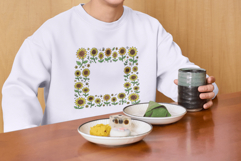 Sunflowers Doodle Frames Clipart Product Image 6