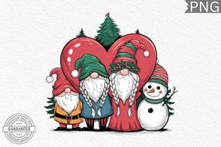 Christmas Gnome Sublimation - Clipart PNG Bundle Product Image 11