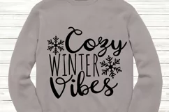Cozy Winter Vibes Svg, Christmas Svg, Cozy Christmas Svg. Product Image 2