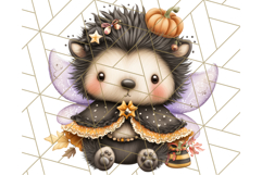 Halloween Fairy Animal Clipart PNG, Cute Spooky Creatures Product Image 2