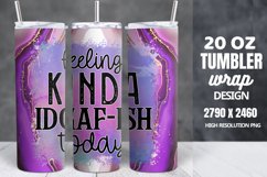 Funny Quotes 20oz Skinny Tumbler Sublimation, Sarcastic Product Image 1