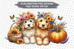 Halloween Dog - Halloween clipart Sublimation PNG Design Product Image 1