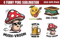 Funny Puns Sublimation Bundle PNG Product Image 3