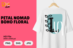 Petal Nomad Boho Floral Monogram Product Image 1