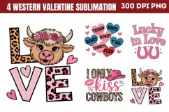 Western Valentine Sublimation PNG Product Image 1