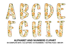 Back to School Alphabet png, letters doodle, school clipart Product Image 2