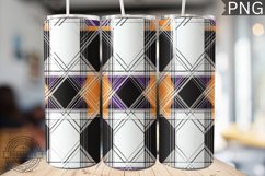 Halloween Plaid Pattern Tumbler Wrap - High Quality 300 Dpi Product Image 1