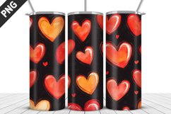 Lovely Hearts Tumbler Design | Valentine&#039;s Day Tumbler Wrap Product Image 3