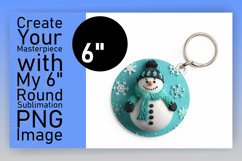 3D Snowman Tumbler Sublimation Holiday Cheer Product Image 1