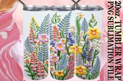 Floral Charm 20oz Sublimation Product Image 1