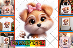 RADIANT PNG TSHIRT Designs, 3D Dog Product Image 1