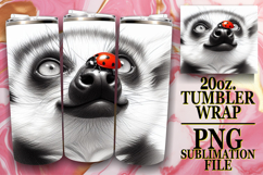 Joyful journeys 20oz tumbler wrap, Cute Animals Product Image 1