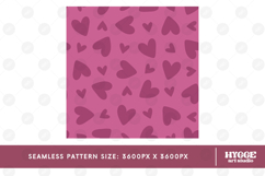 St Valentine&#039;s Day Hearts Cupid Love Seamless Pattern PNG Product Image 2