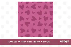 St Valentine's Day Hearts Cupid Love Seamless Pattern PNG Product Image 2
