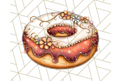 Fall Donut Clipart PNG, Autumn Donuts With Pumpkins Product Image 2
