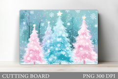 Christmas Tree Cutting Board. Christmas Tree Sublimation Product Image 1