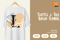Thistle &amp; Tide Boho Floral Monogram Product Image 1