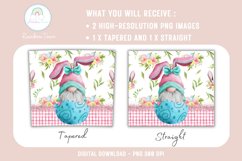 Gnome Easter Tumbler Sublimation Design 20 OZ Skinny Product Image 2