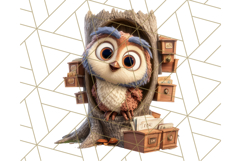 Forest Mail Delivery Clipart PNG, Animal Post Office PNG Product Image 2