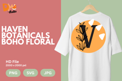 Haven Botanicals Boho Floral Monogram Product Image 1