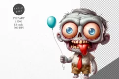 Halloween clipart, Zombie clipart, Autumn clipart Product Image 1