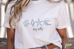 Retro Summer Coastal SVG PNG Clipart Product Image 2