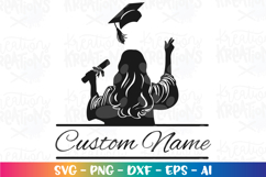 Graduation girl svg Graduate End of school year Product Image 2